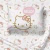 imageJay Franco Star Wars The Mandalorian Hello Grogu 7 Piece Full Size Bed Set  Includes Comforter ampamp Sheet Set  Super Soft Kids Bedding Fade Resistant Microfiber Official Star Wars ProductPink  Hello Kitty