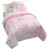 imageJay Franco Star Wars The Mandalorian Hello Grogu 7 Piece Full Size Bed Set  Includes Comforter ampamp Sheet Set  Super Soft Kids Bedding Fade Resistant Microfiber Official Star Wars ProductPink  Hello Kitty