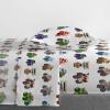 imageJay Franco Star Wars The Mandalorian Hello Grogu 7 Piece Full Size Bed Set  Includes Comforter ampamp Sheet Set  Super Soft Kids Bedding Fade Resistant Microfiber Official Star Wars ProductBlue  Monster Jam