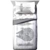 imageJay Franco Star Wars The Mandalorian Hello Grogu 7 Piece Full Size Bed Set  Includes Comforter ampamp Sheet Set  Super Soft Kids Bedding Fade Resistant Microfiber Official Star Wars ProductWhite  Star Wars