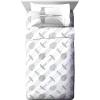 imageJay Franco Star Wars The Mandalorian Hello Grogu 7 Piece Full Size Bed Set  Includes Comforter ampamp Sheet Set  Super Soft Kids Bedding Fade Resistant Microfiber Official Star Wars ProductWhite  Star Wars