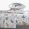 imageJay Franco Star Wars The Mandalorian Hello Grogu 7 Piece Full Size Bed Set  Includes Comforter ampamp Sheet Set  Super Soft Kids Bedding Fade Resistant Microfiber Official Star Wars ProductMulti  Bluey