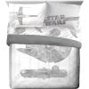 imageJay Franco Star Wars The Mandalorian Hello Grogu 7 Piece Full Size Bed Set  Includes Comforter ampamp Sheet Set  Super Soft Kids Bedding Fade Resistant Microfiber Official Star Wars ProductWhite  Star Wars