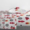 imageJay Franco Star Wars The Mandalorian Hello Grogu 7 Piece Full Size Bed Set  Includes Comforter ampamp Sheet Set  Super Soft Kids Bedding Fade Resistant Microfiber Official Star Wars ProductBlue  Fire Truck