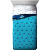 imageJay Franco Star Wars The Mandalorian Hello Grogu 7 Piece Full Size Bed Set  Includes Comforter ampamp Sheet Set  Super Soft Kids Bedding Fade Resistant Microfiber Official Star Wars ProductBlue  Fortnite