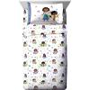 imageJay Franco Star Wars The Mandalorian Hello Grogu 7 Piece Full Size Bed Set  Includes Comforter ampamp Sheet Set  Super Soft Kids Bedding Fade Resistant Microfiber Official Star Wars ProductTeal  Encanto