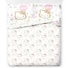 imageJay Franco Star Wars The Mandalorian Hello Grogu 7 Piece Full Size Bed Set  Includes Comforter ampamp Sheet Set  Super Soft Kids Bedding Fade Resistant Microfiber Official Star Wars ProductPink  Hello Kitty