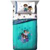 imageJay Franco Star Wars The Mandalorian Hello Grogu 7 Piece Full Size Bed Set  Includes Comforter ampamp Sheet Set  Super Soft Kids Bedding Fade Resistant Microfiber Official Star Wars ProductTeal  Encanto