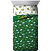 imageJay Franco Star Wars The Mandalorian Hello Grogu 7 Piece Full Size Bed Set  Includes Comforter ampamp Sheet Set  Super Soft Kids Bedding Fade Resistant Microfiber Official Star Wars ProductGreen  Tmnt