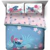 imageJay Franco Star Wars The Mandalorian Hello Grogu 7 Piece Full Size Bed Set  Includes Comforter ampamp Sheet Set  Super Soft Kids Bedding Fade Resistant Microfiber Official Star Wars ProductBlue  Lilo  Stitch