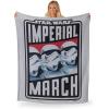 imageNorthwest Star Wars Silk Touch Throw Blanket 50quot x 60quot Art DecoImperial March