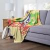 imageNorthwest Star Wars Silk Touch Throw Blanket 50quot x 60quot Art DecoRetro Rainbow Droids