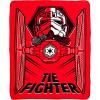 imageNorthwest Star Wars Silk Touch Throw Blanket 50quot x 60quot Art DecoTie Fighter