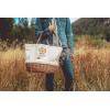 imagePICNIC TIME Coronado Canvas and Willow Basket Tote Picnic Tote Bag Beach ToteDisney Pixar Up  Beige Canvas
