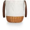 imagePICNIC TIME Coronado Canvas and Willow Basket Tote Picnic Tote Bag Beach ToteHarry Potter Gryffindor  Beige Canvas