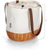 imagePICNIC TIME Coronado Canvas and Willow Basket Tote Picnic Tote Bag Beach ToteHarry Potter Gryffindor  Beige Canvas