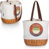 imagePICNIC TIME Coronado Canvas and Willow Basket Tote Picnic Tote Bag Beach ToteStar Wars Mandalorian Grogu  Beige Canvas