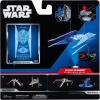 imageSTAR WARS Micro Galaxy Squadron Phantom Shuttle  5Inch Vehicle with Folding Wings and Removable Hatch Plus Two 1Inch Micro Figure AccessoriesTIE Silencer