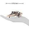 imageSTAR WARS Micro Galaxy Squadron Phantom Shuttle  5Inch Vehicle with Folding Wings and Removable Hatch Plus Two 1Inch Micro Figure AccessoriesVwing Starfighter Armada Edition