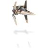 imageSTAR WARS Micro Galaxy Squadron Phantom Shuttle  5Inch Vehicle with Folding Wings and Removable Hatch Plus Two 1Inch Micro Figure AccessoriesVwing Starfighter Armada Edition