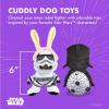 imageStar Wars 2PC Easter 6quot Stormtrooper ampamp Darth Vader Squeaker Pet Toys Set of Two Plush Squeaker Easter  Pair Toys for Dogs Easter Stuffed Darth Vader ampamp StormtrooperDarth Vader  Storm Trooper Bunny