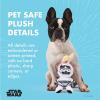 imageStar Wars 2PC Easter 6quot Stormtrooper ampamp Darth Vader Squeaker Pet Toys Set of Two Plush Squeaker Easter  Pair Toys for Dogs Easter Stuffed Darth Vader ampamp StormtrooperStorm Trooper Bunny