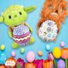 imageStar Wars 2PC Easter 6quot Stormtrooper ampamp Darth Vader Squeaker Pet Toys Set of Two Plush Squeaker Easter  Pair Toys for Dogs Easter Stuffed Darth Vader ampamp StormtrooperYoda Easter Egg