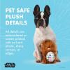 imageStar Wars 2PC Easter 6quot Stormtrooper ampamp Darth Vader Squeaker Pet Toys Set of Two Plush Squeaker Easter  Pair Toys for Dogs Easter Stuffed Darth Vader ampamp StormtrooperChewbacca Rebel Egg