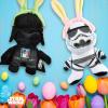 imageStar Wars 2PC Easter 6quot Stormtrooper ampamp Darth Vader Squeaker Pet Toys Set of Two Plush Squeaker Easter  Pair Toys for Dogs Easter Stuffed Darth Vader ampamp StormtrooperStorm Trooper Bunny