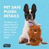imageStar Wars 2PC Easter 6quot Stormtrooper ampamp Darth Vader Squeaker Pet Toys Set of Two Plush Squeaker Easter  Pair Toys for Dogs Easter Stuffed Darth Vader ampamp StormtrooperChewbacca Bunny
