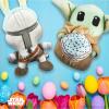 imageStar Wars 2PC Easter 6quot Stormtrooper ampamp Darth Vader Squeaker Pet Toys Set of Two Plush Squeaker Easter  Pair Toys for Dogs Easter Stuffed Darth Vader ampamp StormtrooperGrogu Easter Egg
