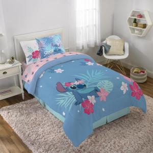 imageJay Franco Star Wars The Mandalorian Hello Grogu 7 Piece Full Size Bed Set  Includes Comforter ampamp Sheet Set  Super Soft Kids Bedding Fade Resistant Microfiber Official Star Wars ProductBlue  Lilo  Stitch