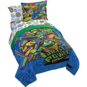 imageJay Franco Star Wars The Mandalorian Hello Grogu 7 Piece Full Size Bed Set  Includes Comforter ampamp Sheet Set  Super Soft Kids Bedding Fade Resistant Microfiber Official Star Wars ProductMulti  Tmnt