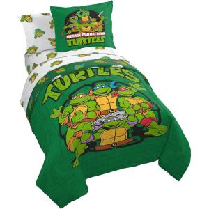 imageJay Franco Star Wars The Mandalorian Hello Grogu 7 Piece Full Size Bed Set  Includes Comforter ampamp Sheet Set  Super Soft Kids Bedding Fade Resistant Microfiber Official Star Wars ProductGreen  Tmnt