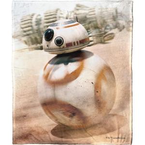 imageNorthwest Star Wars Silk Touch Throw Blanket 50quot x 60quot Art DecoBb8 Droid
