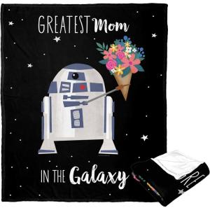 imageNorthwest Star Wars Silk Touch Throw Blanket 50quot x 60quot Art DecoBest Mom in the Galaxy