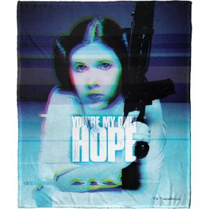 imageNorthwest Star Wars Silk Touch Throw Blanket 50quot x 60quot Art DecoDigital Leia