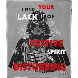 imageNorthwest Star Wars Silk Touch Throw Blanket 50quot x 60quot Art DecoDisturbed Xmas