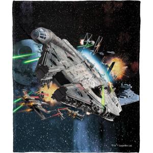 imageNorthwest Star Wars Silk Touch Throw Blanket 50quot x 60quot Art DecoFalcon
