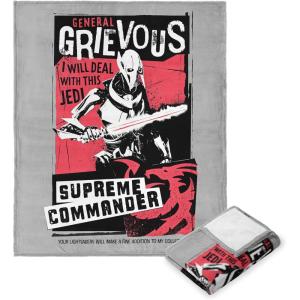 imageNorthwest Star Wars Silk Touch Throw Blanket 50quot x 60quot Art DecoGen Grievous