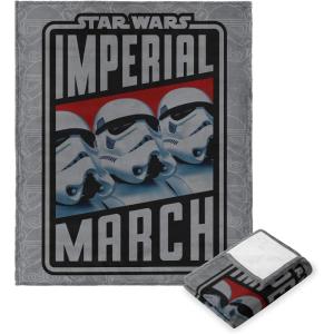 imageNorthwest Star Wars Silk Touch Throw Blanket 50quot x 60quot Art DecoImperial March 2