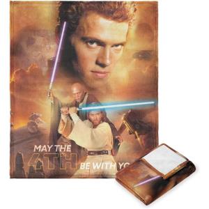 imageNorthwest Star Wars Silk Touch Throw Blanket 50quot x 60quot Art DecoObi Wans Force