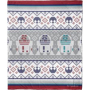 imageNorthwest Star Wars Silk Touch Throw Blanket 50quot x 60quot Art DecoR2d2 Sweater