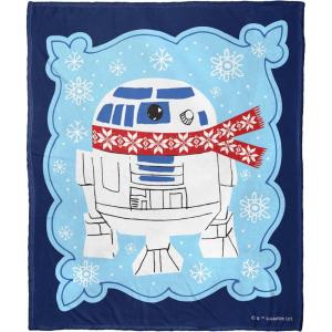 imageNorthwest Star Wars Silk Touch Throw Blanket 50quot x 60quot Art DecoSnowy R2d2