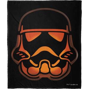 imageNorthwest Star Wars Silk Touch Throw Blanket 50quot x 60quot Art DecoStorm Trooper Jack O Lantern
