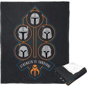 imageNorthwest Star Wars Silk Touch Throw Blanket 50quot x 60quot Art DecoStrength is Survival