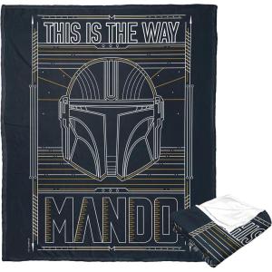 imageNorthwest Star Wars Silk Touch Throw Blanket 50quot x 60quot Art DecoThis is the Way