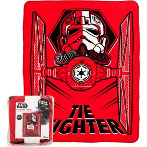 imageNorthwest Star Wars Silk Touch Throw Blanket 50quot x 60quot Art DecoTie Fighter