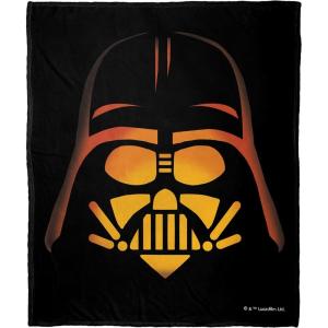 imageNorthwest Star Wars Silk Touch Throw Blanket 50quot x 60quot Art DecoVader Jack O Lantern