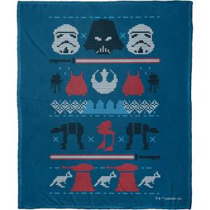 imageNorthwest Star Wars Silk Touch Throw Blanket 50quot x 60quot Art DecoVader Xmas Sweater